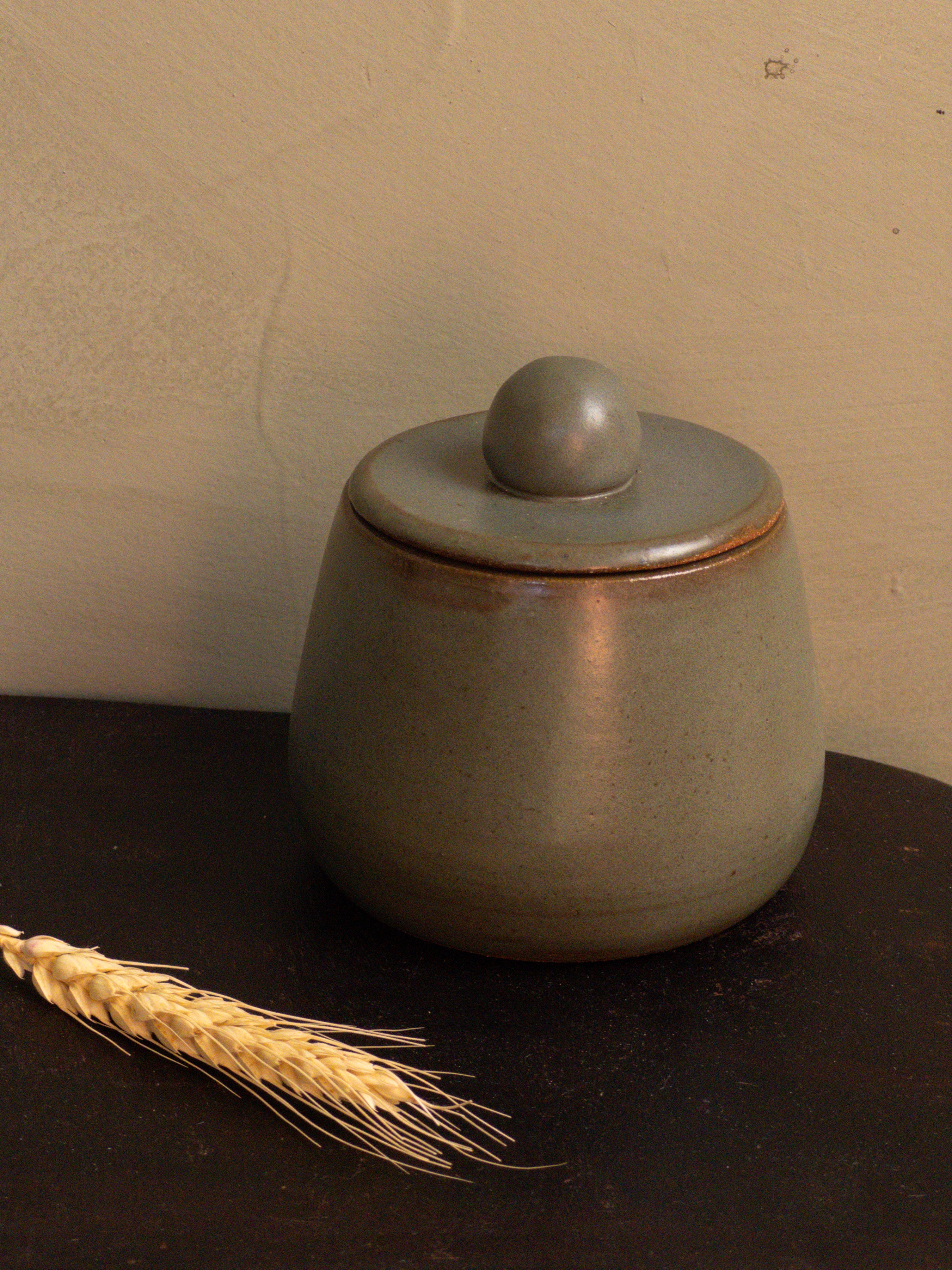 Matte Blue Butter Keeper