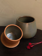 Matte Blue Butter Keeper