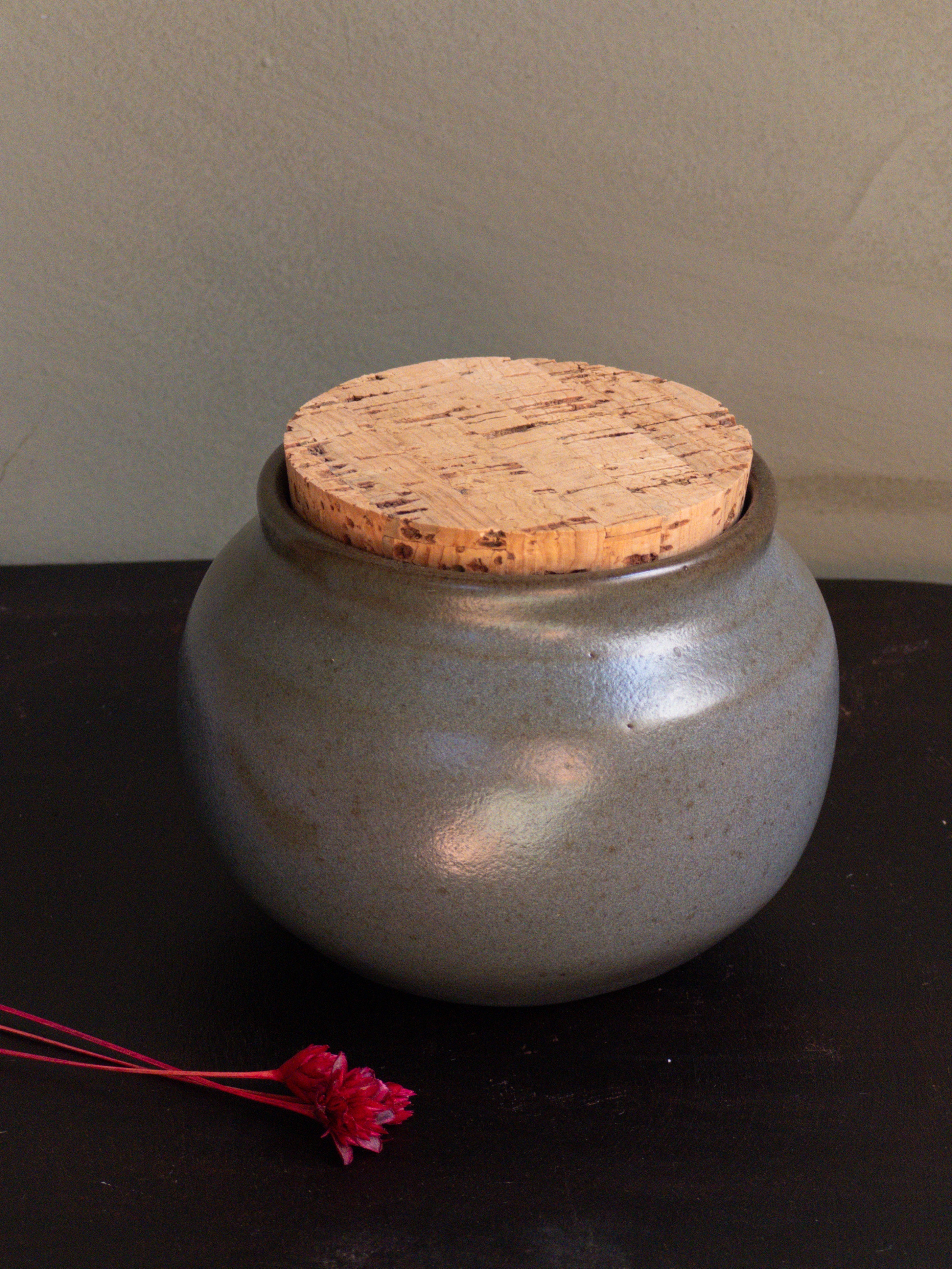 Matte Blue Salt Cellar