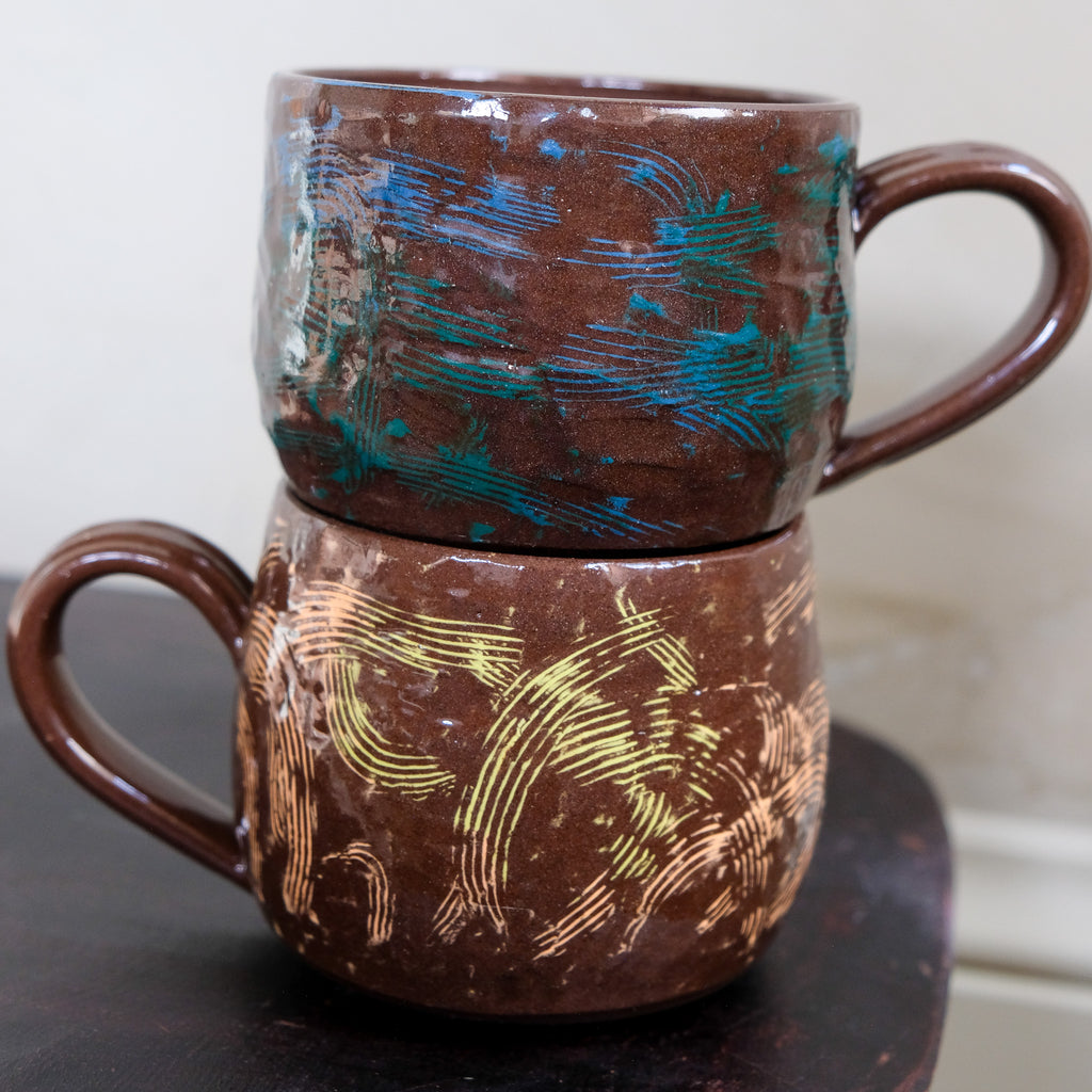 Yellow/Orange Mishima Mug