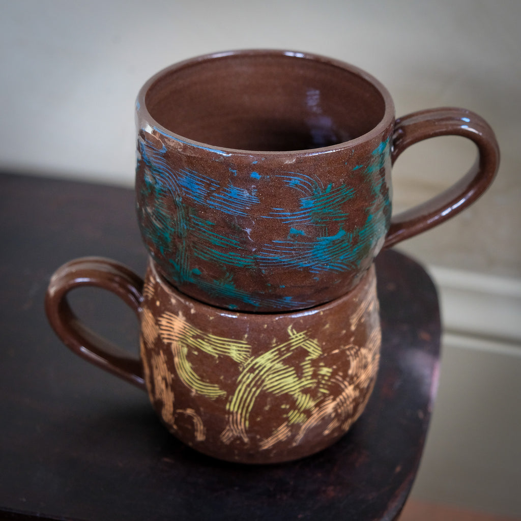 Yellow/Orange Mishima Mug