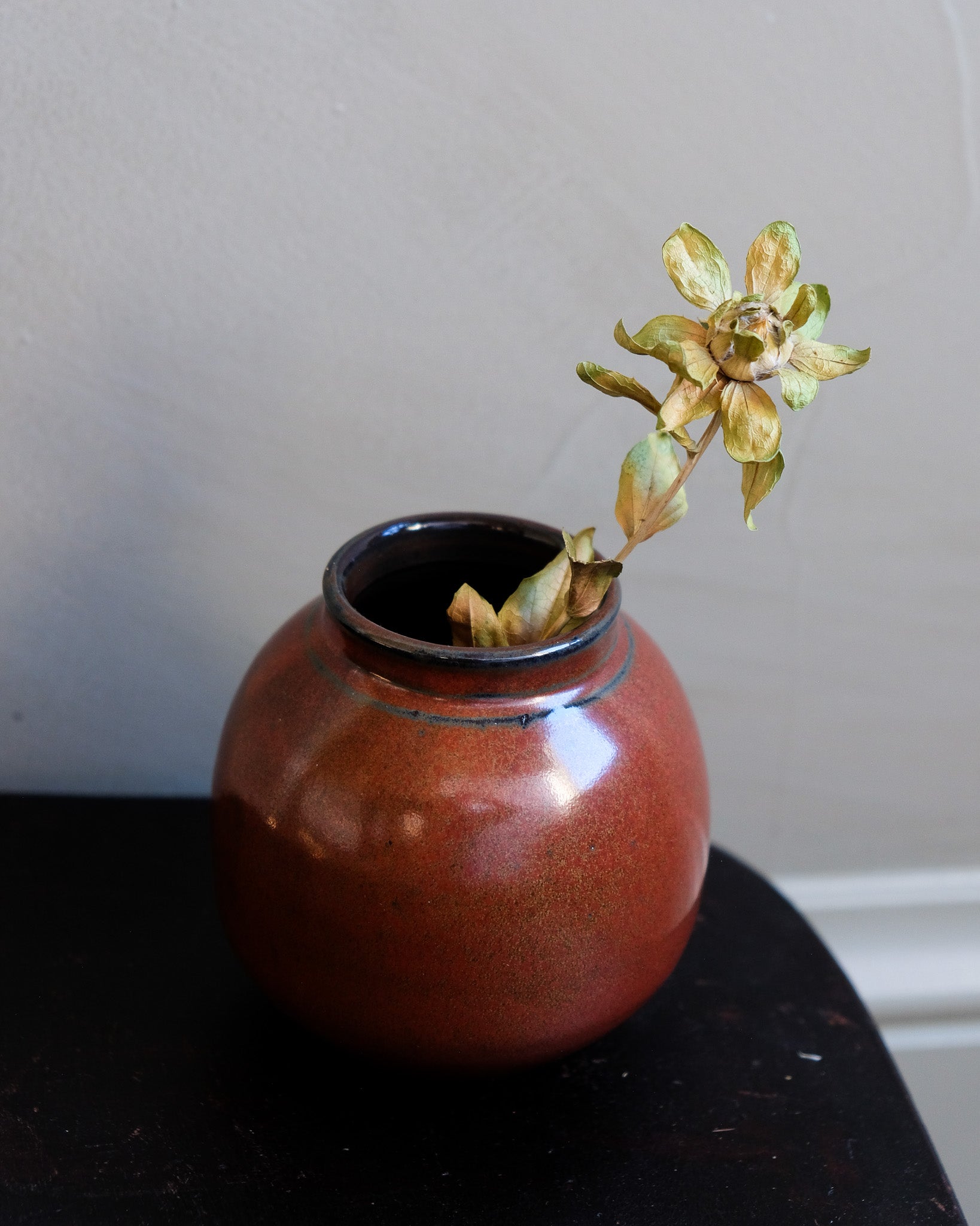 Small Red Vase