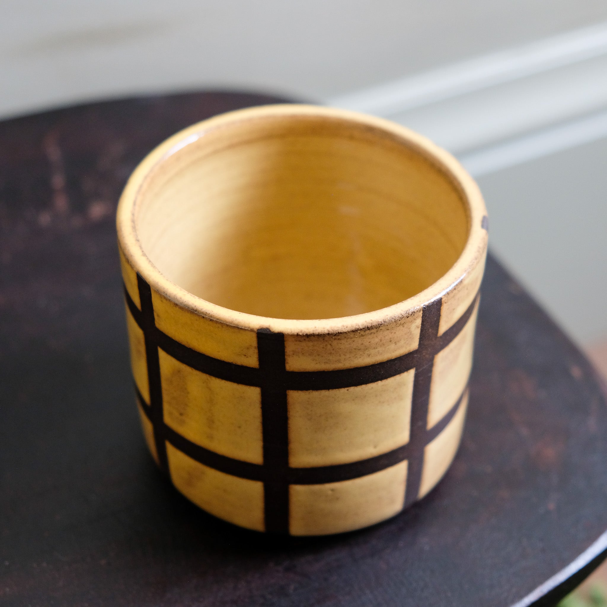 Yellow Grid Cup