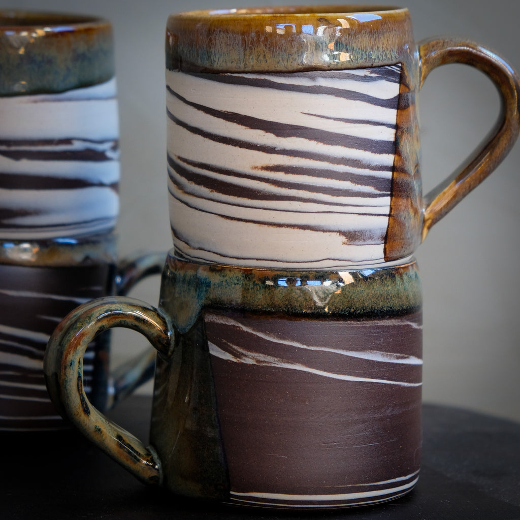 Chocolate Marbled Mugs