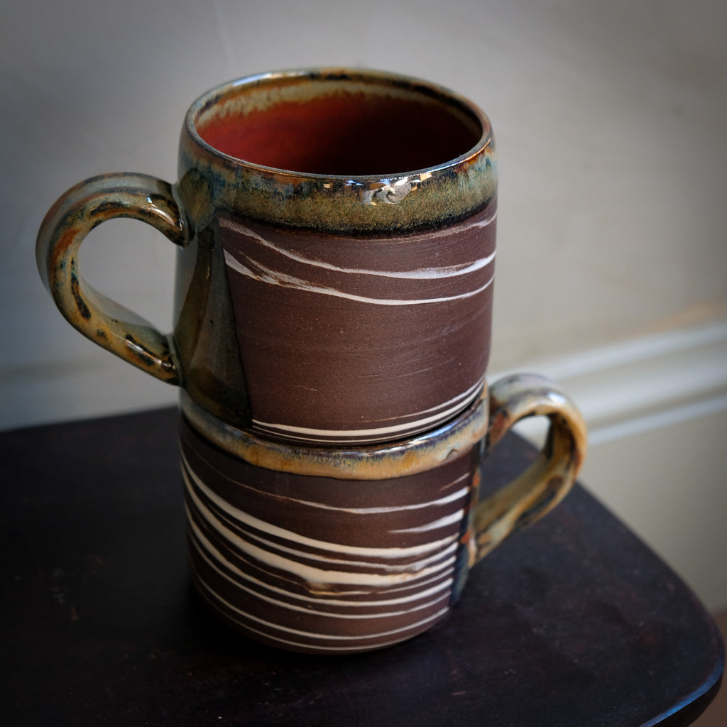 Chocolate Marbled Mugs