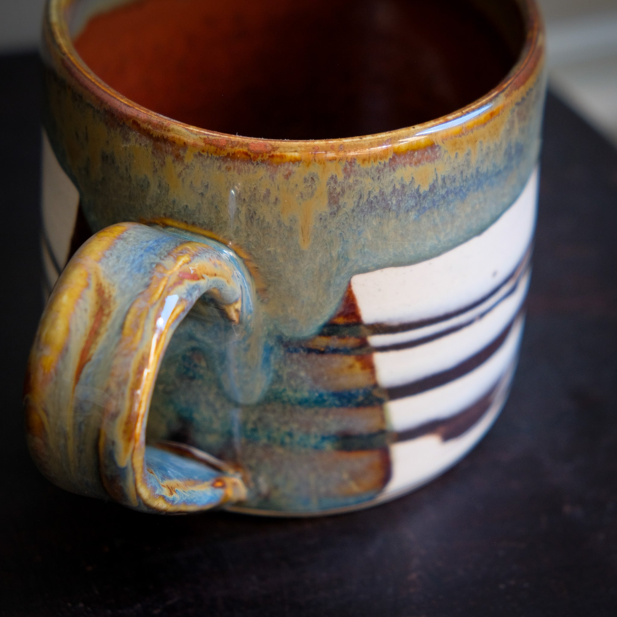 Light Marbled Mugs