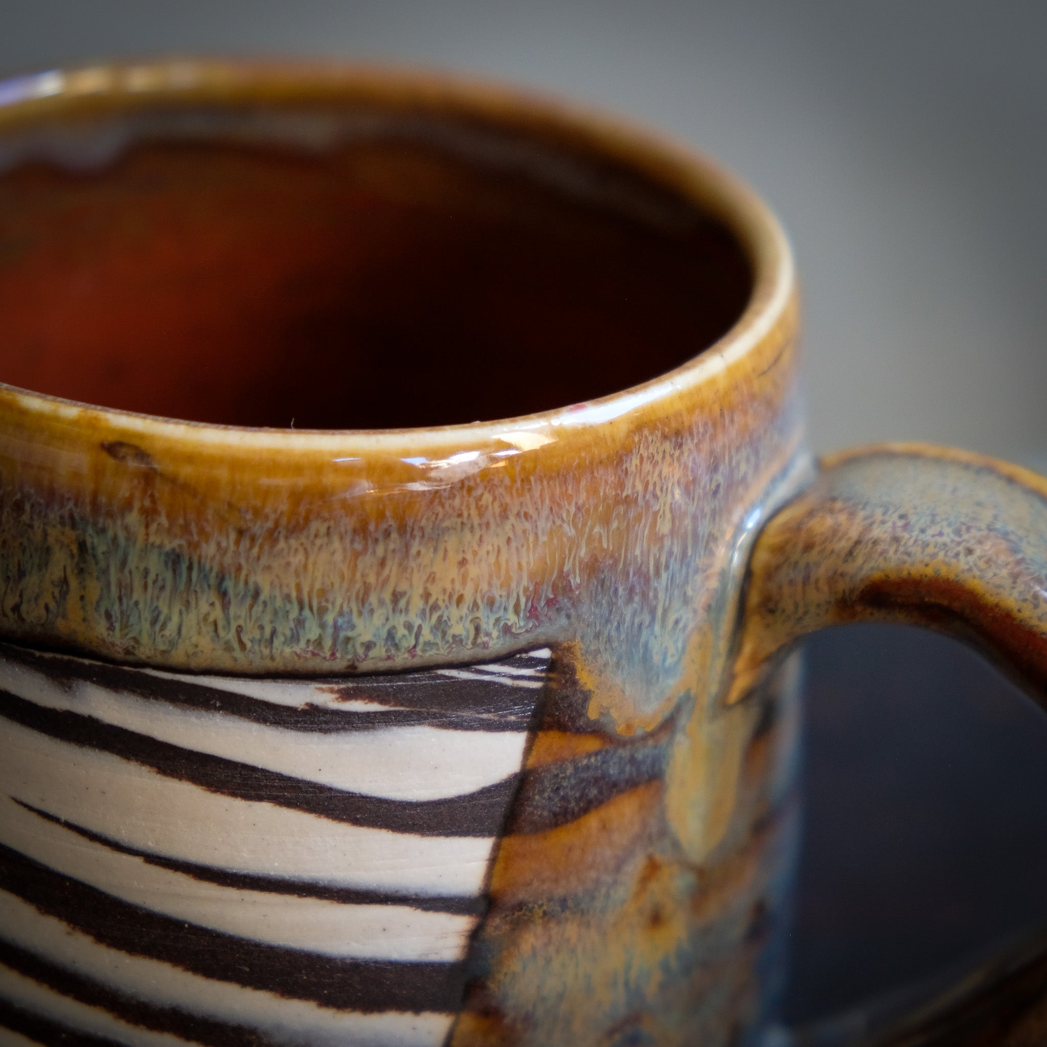 Light Marbled Mugs