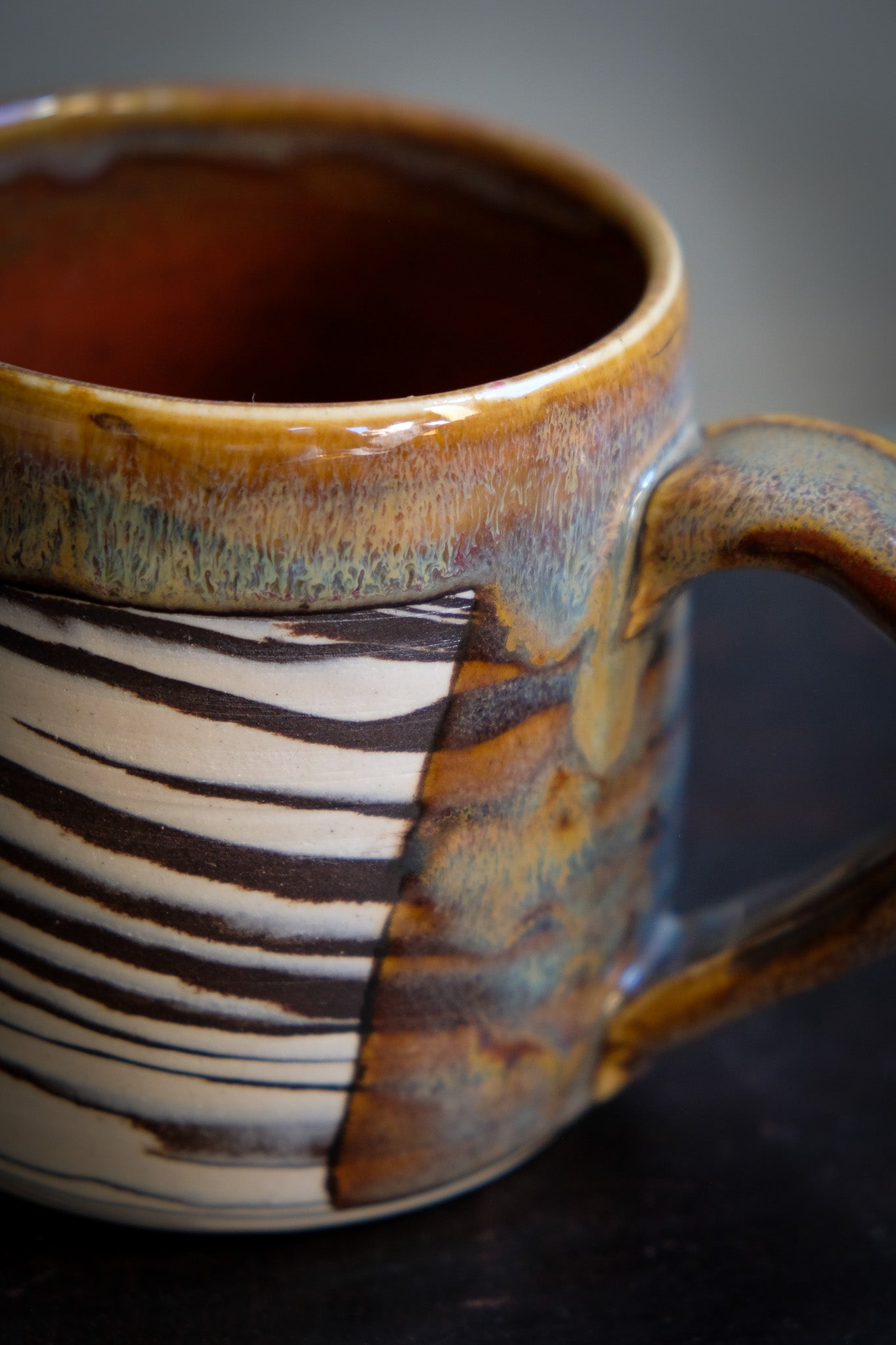 Light Marbled Mugs