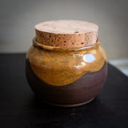Yellow Scalloped Salt Cellar
