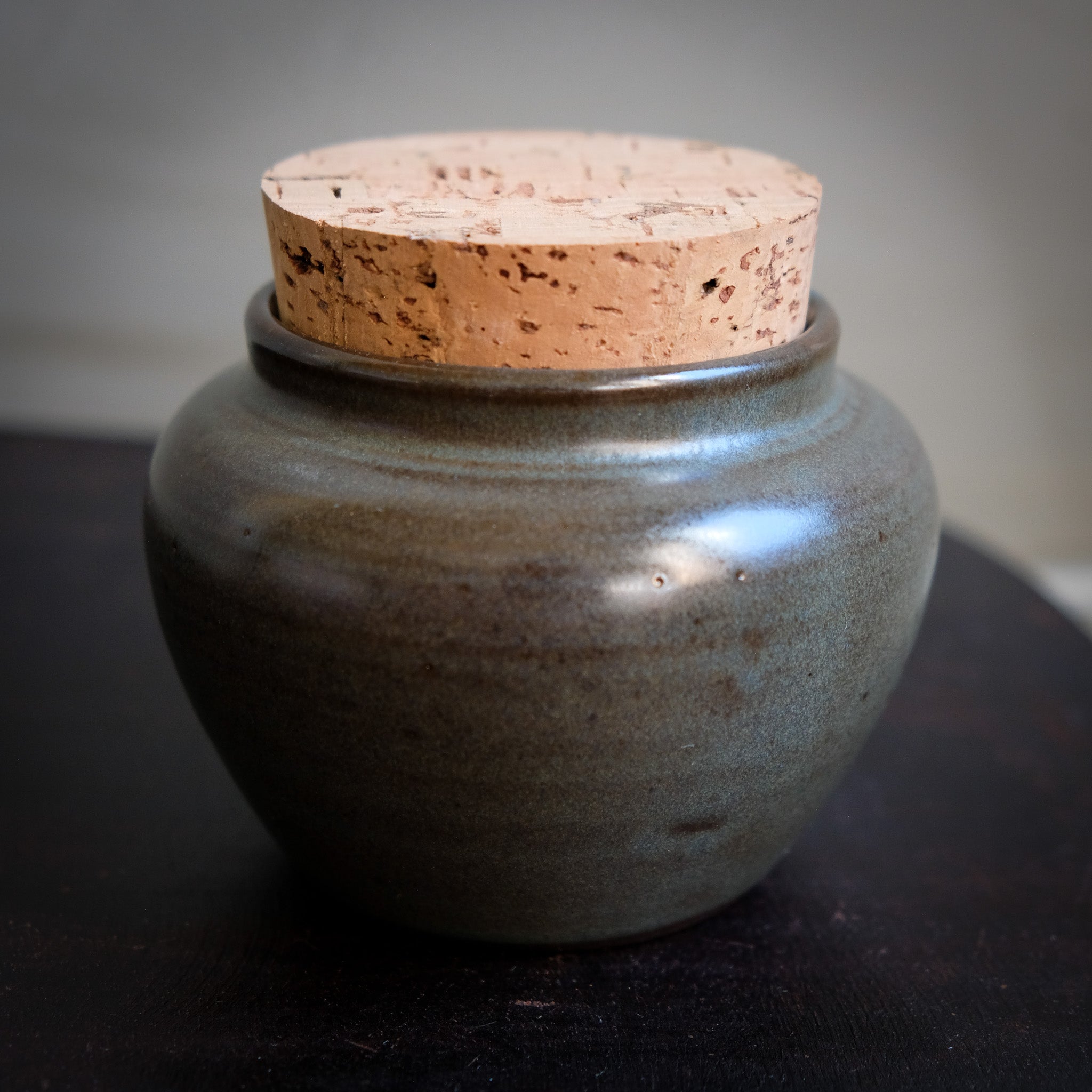 Matte Blue Salt Cellar