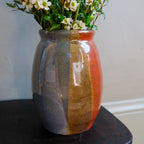 Large Tri-Color Vase