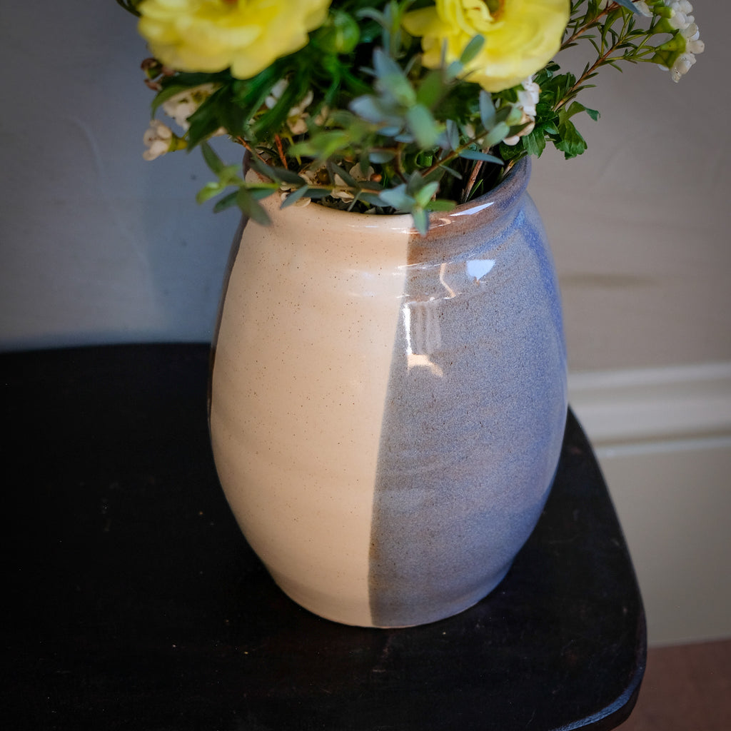 Large Tri-Color Vase