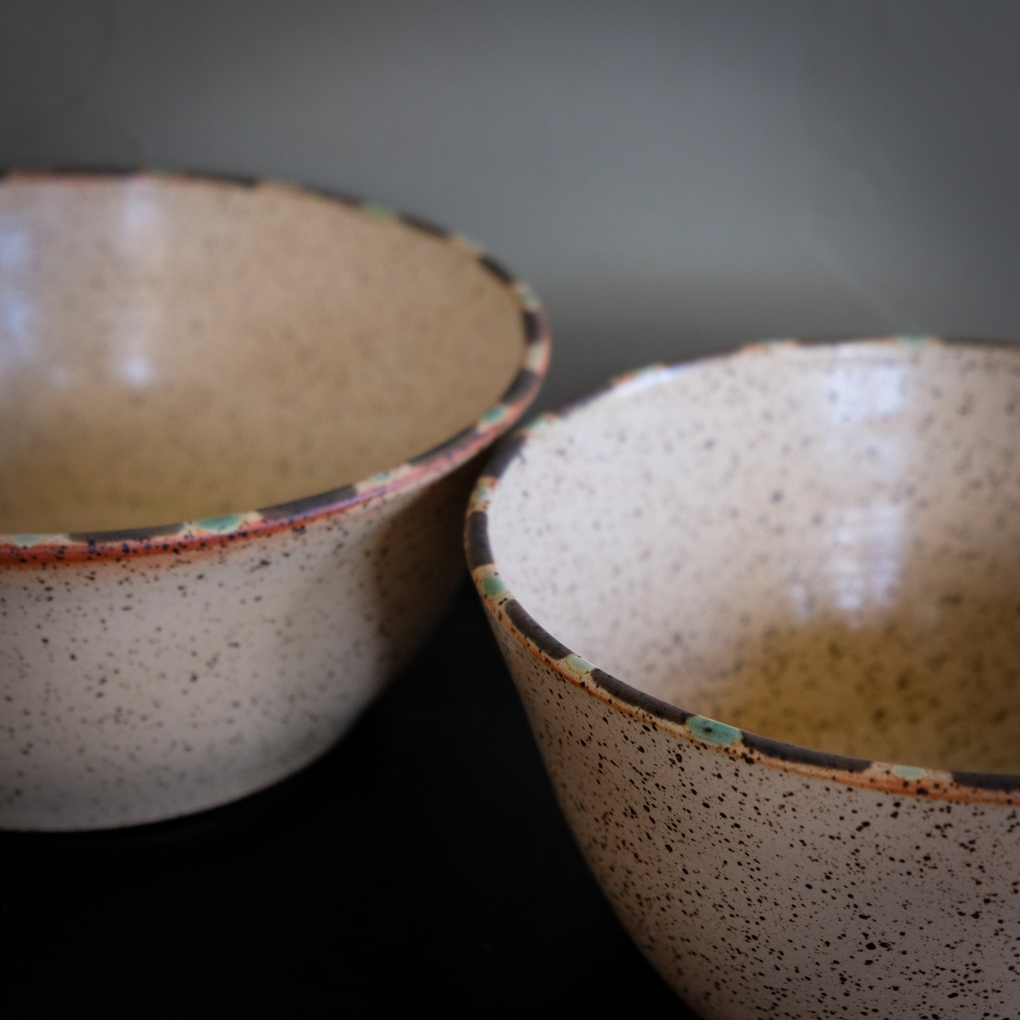 Folk Art Kitchen Bowls