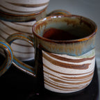 Marbled Zebra Mugs