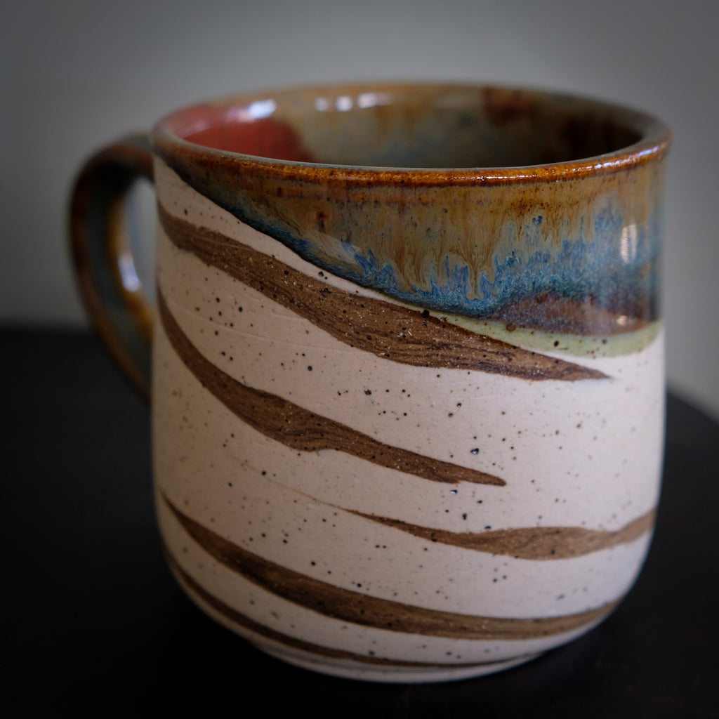 Marbled Zebra Mugs