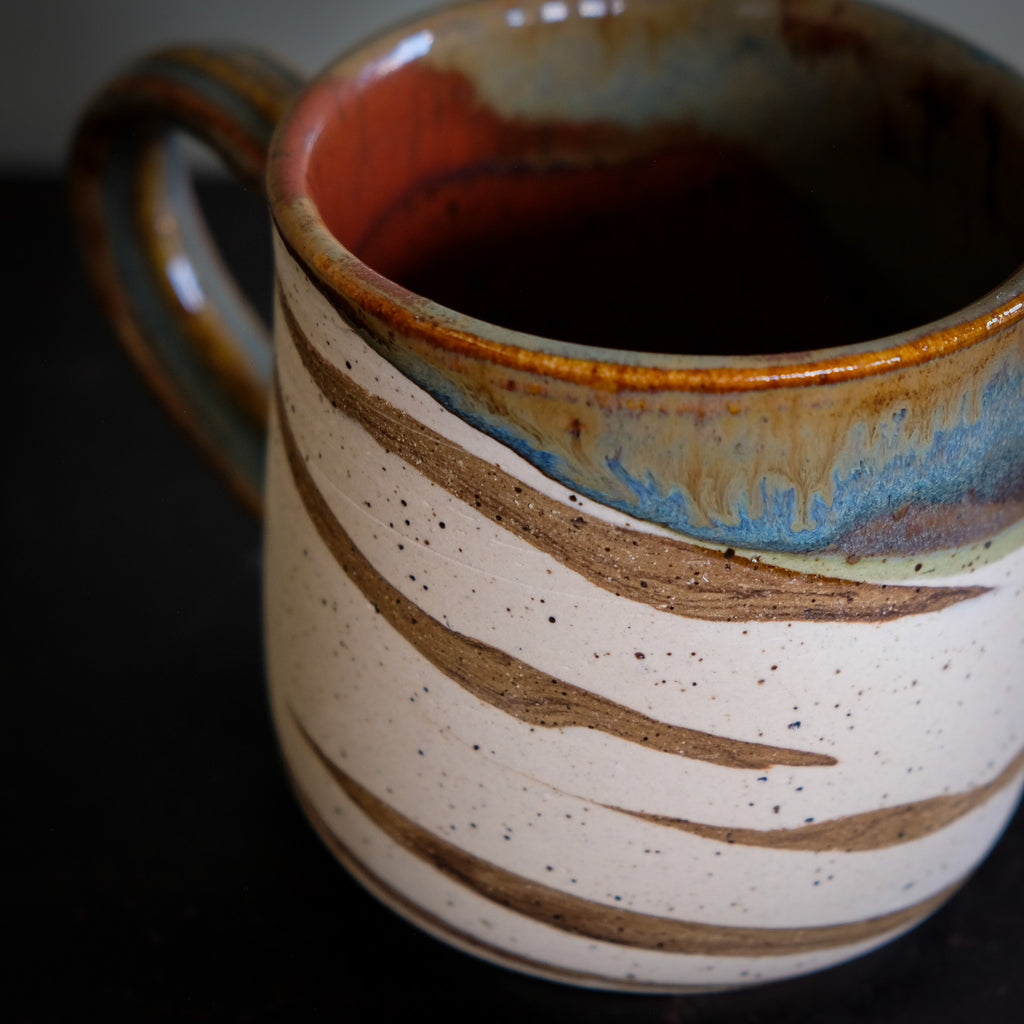 Marbled Zebra Mugs